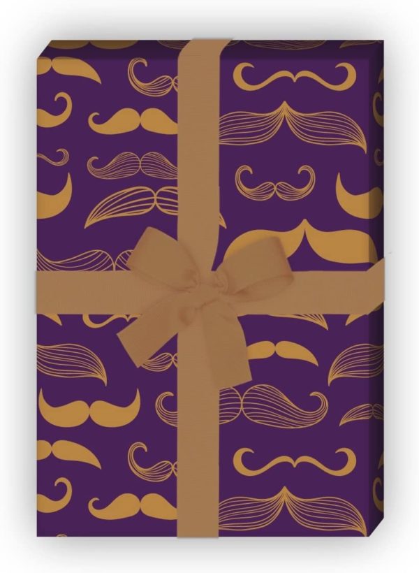Kartenkaufrausch: Herren Geschenkpapier mit verschiedenen aus unserer Designer Papeterie in lila