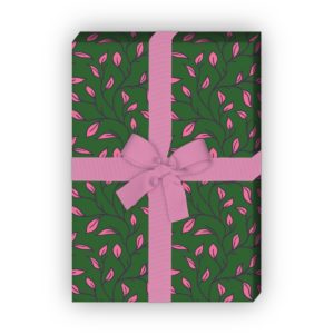 Kartenkaufrausch: Edles florales Geschenkpapier mit aus unserer Natur Papeterie in grün
