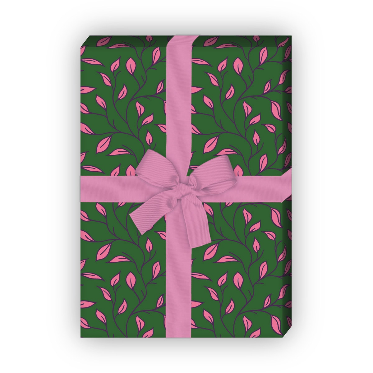 Kartenkaufrausch: Edles florales Geschenkpapier mit aus unserer Natur Papeterie in grün