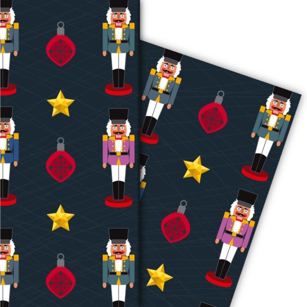 Kartenkaufrausch: Tolles Weihnachts Geschenkpapier mit aus unserer Weihnachts Papeterie in multicolor