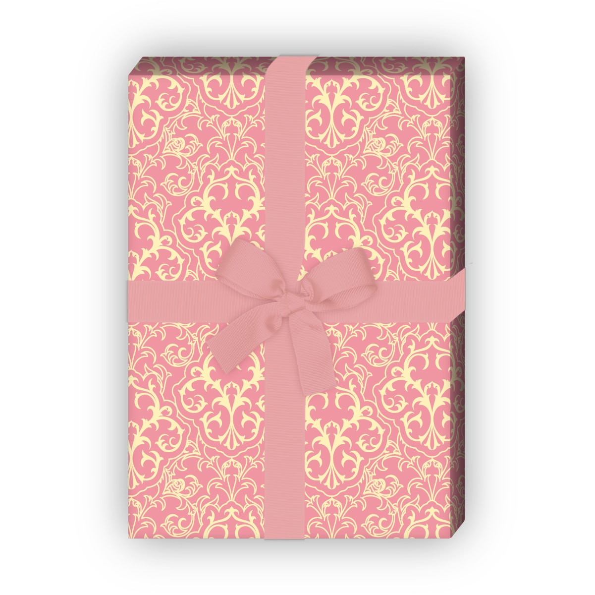Kartenkaufrausch: Klassisches Retro Geschenkpapier mit aus unserer Retro Papeterie in rosa