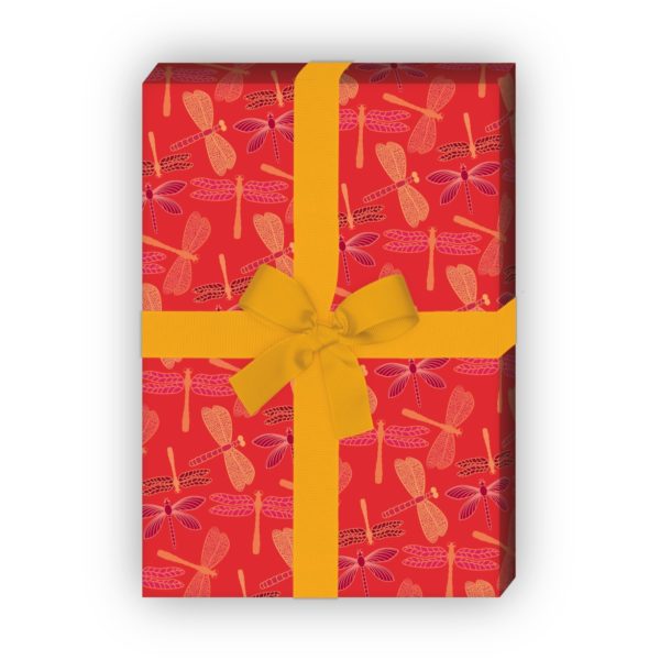 Kartenkaufrausch: Schickes Sommer Geschenkpapier mit aus unserer Sommer Papeterie in rot