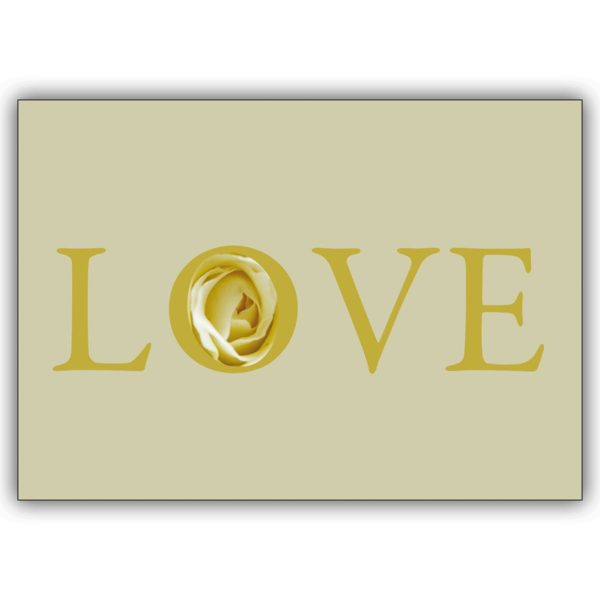 romantische Love Card für Liebende und frisch Verliebte
