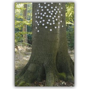 Künstlerische Landschafts Foto Klappkarte: My Special Tree