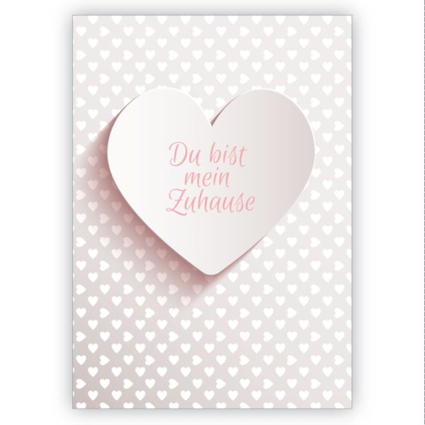 Kartenkaufrausch: romantische Liebes Postkarten aus unserer Liebes Papeterie in rosa