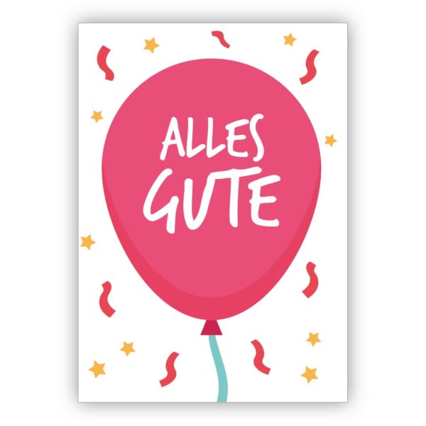 Kartenkaufrausch: coole Geburtstags Postkarten aus unserer Geburtstags Papeterie in rosa