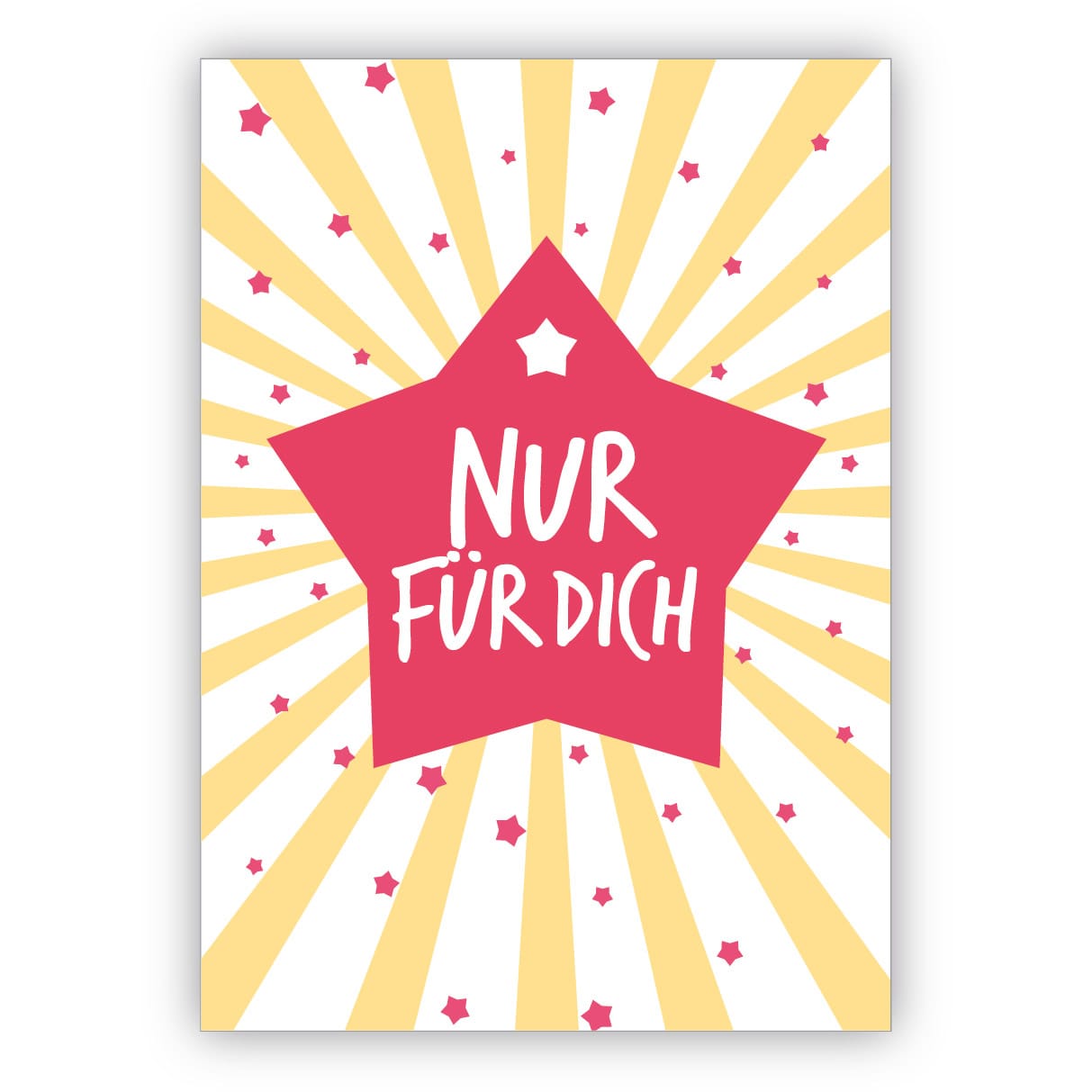 Frische Coole Geburtstagskarte Nur Fur Dich Kartenkaufrausch De