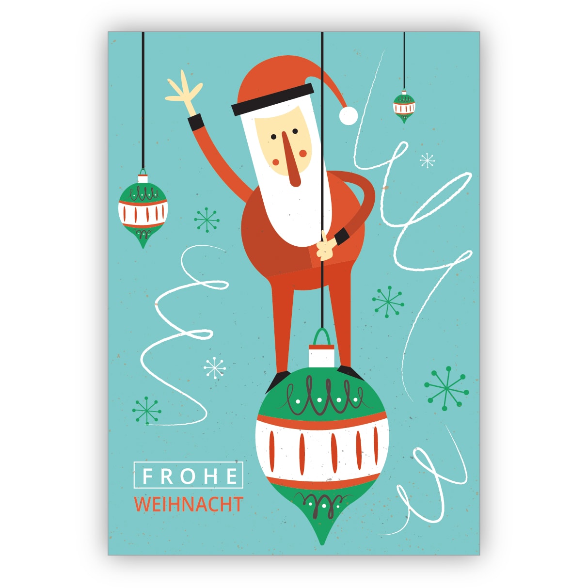 Weihnachtskarten 100 St Weihnachtspostkarten Klappkarte Umschlag privat Firmen