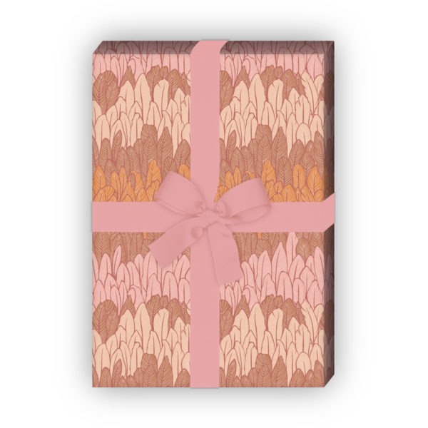 Kartenkaufrausch: Trendiges Streifen Geschenkpapier mit aus unserer Designer Papeterie in rosa