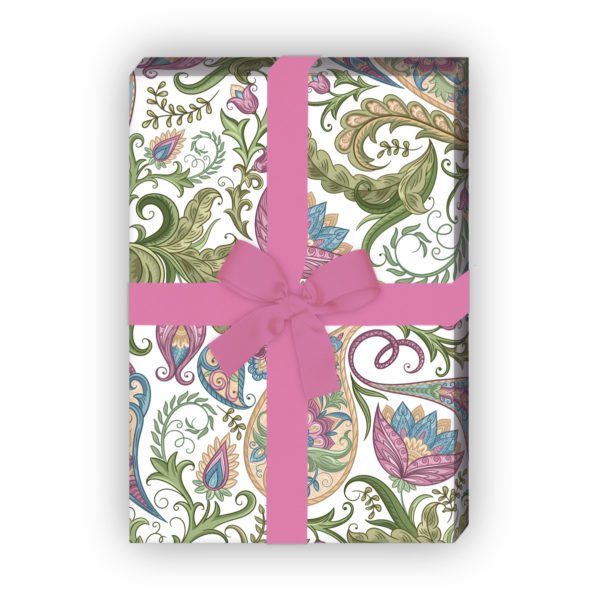 Kartenkaufrausch: Üppiges edles Geschenkpapier mit aus unserer Designer Papeterie in grün