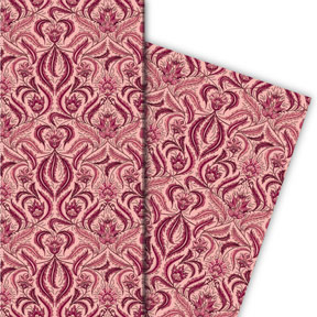 Kartenkaufrausch: Vintage Geschenkpapier mit klassischem aus unserer Designer Papeterie in rosa