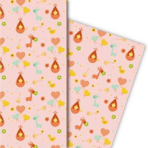Kartenkaufrausch: Süßes rosa Baby/ Geburts aus unserer Baby Papeterie in rosa
