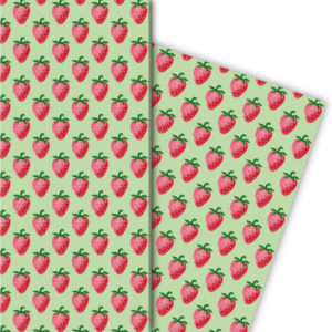 Kartenkaufrausch: Leckeres Sommer Geschenkpapier mit aus unserer Designer Papeterie in grün