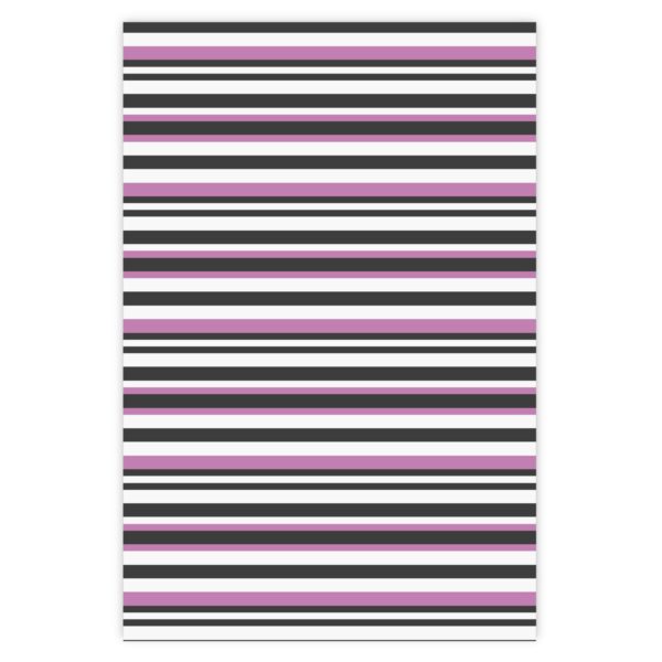 Trend Designer Streifen Geschenkpapier für tolle Geschenke, rosa