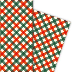 Kartenkaufrausch: Hübsches Tischdecken Karo Geschenkpapier aus unserer Design Papeterie in rot