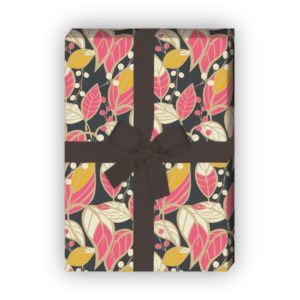 Kartenkaufrausch: Frühlings Geschenkpapier mit Maiglöckchen aus unserer florale Papeterie in pink