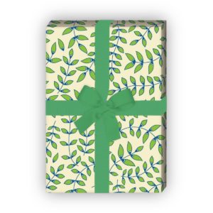 Kartenkaufrausch: Elegantes Geschenkpapier mit zartem aus unserer Natur Papeterie in multicolor