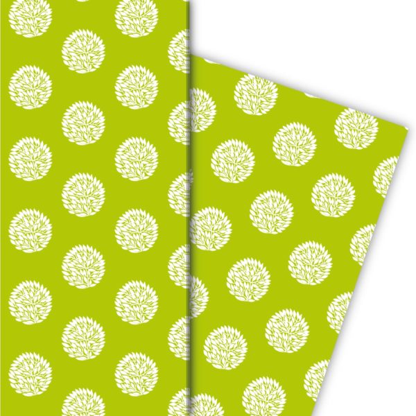Kartenkaufrausch: Schickes Designer Geschenkpapier mit aus unserer Natur Papeterie in grün