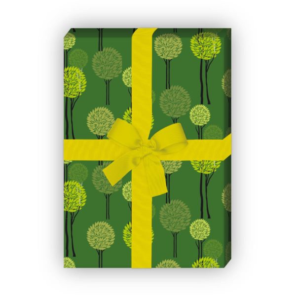 Kartenkaufrausch: Schönes Geschenkpapier mit kleinem aus unserer Natur Papeterie in grün