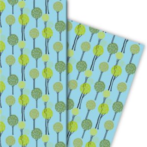 Kartenkaufrausch: Schönes Geschenkpapier mit kleinem aus unserer Natur Papeterie in hellblau