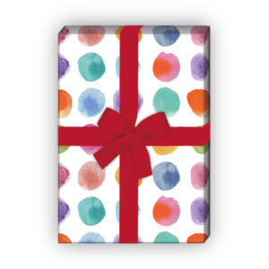Kartenkaufrausch: Lustiges Geschenkpapier mit bunten aus unserer Kinder Papeterie in multicolor