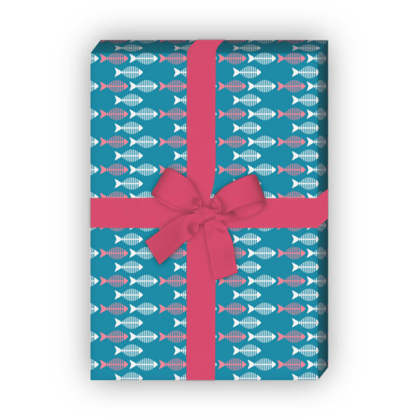 Kartenkaufrausch: Retro Geschenkpapier mit kleinen aus unserer Firmungs Papeterie in rosa