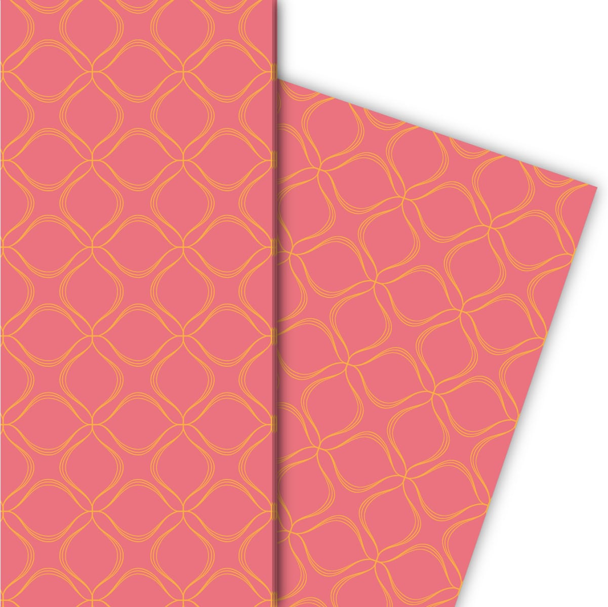 Kartenkaufrausch: Frühlings Designer Geschenkpapier mit aus unserer Geburtstags Papeterie in gelb