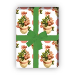 Kartenkaufrausch: Fröhliches Oster Geschenkpapier mit aus unserer Oster Papeterie in rosa