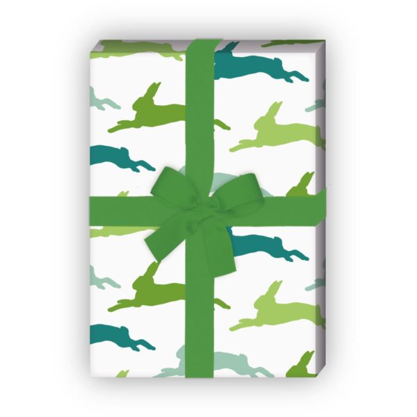 Kartenkaufrausch: Elegantes Oster Geschenkpapier mit aus unserer Oster Papeterie in grün