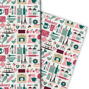 Kartenkaufrausch: Hobby koch Geschenkpapier mit aus unserer Designer Papeterie in beige