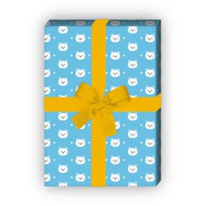 Kartenkaufrausch: Niedliches Baby Geschenkpapier mit aus unserer Baby Papeterie in hellblau