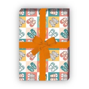 Kartenkaufrausch: Nettes Baby Geschenkpapier zur aus unserer Baby Papeterie in multicolor