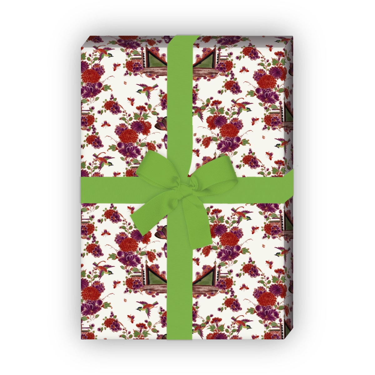 Kartenkaufrausch: Chinoiserie Geschenkpapier für liebevolle aus unserer florale Papeterie in weiß