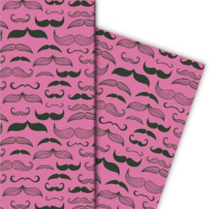 Kartenkaufrausch: Herren Geschenkpapier mit verschiedenen aus unserer Designer Papeterie in rosa