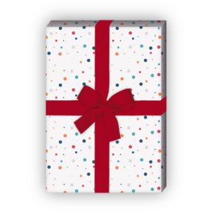 Kartenkaufrausch: Fröhliches Geschenkpapier mit bunten aus unserer Designer Papeterie in multicolor