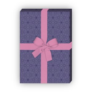 Kartenkaufrausch: Stern Blumen Geschenkpapier mit aus unserer florale Papeterie in lila