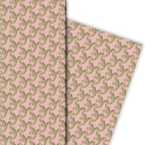Kartenkaufrausch: Klassisches Geschenkpapier mit edlen aus unserer Natur Papeterie in rosa