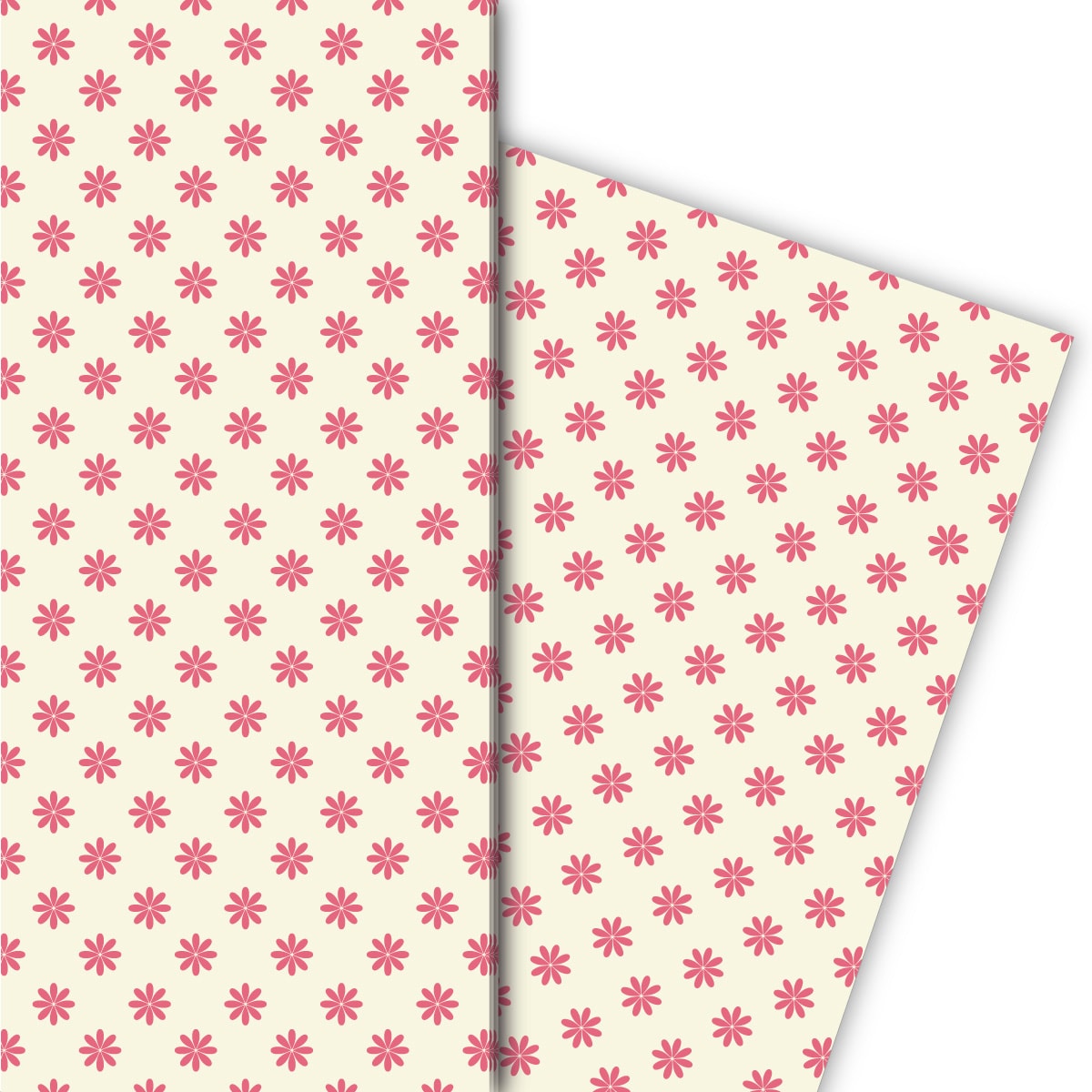Kartenkaufrausch: Frisches Geschenkpapier mit klassischem aus unserer florale Papeterie in rosa