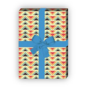 Kartenkaufrausch: Ethno Geschenkpapier für liebevolle aus unserer Designer Papeterie in multicolor