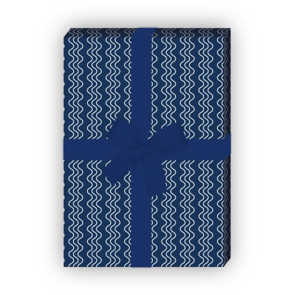 Kartenkaufrausch: Indigo Geschenkpapier für tolle aus unserer Designer Papeterie in dunkel blau