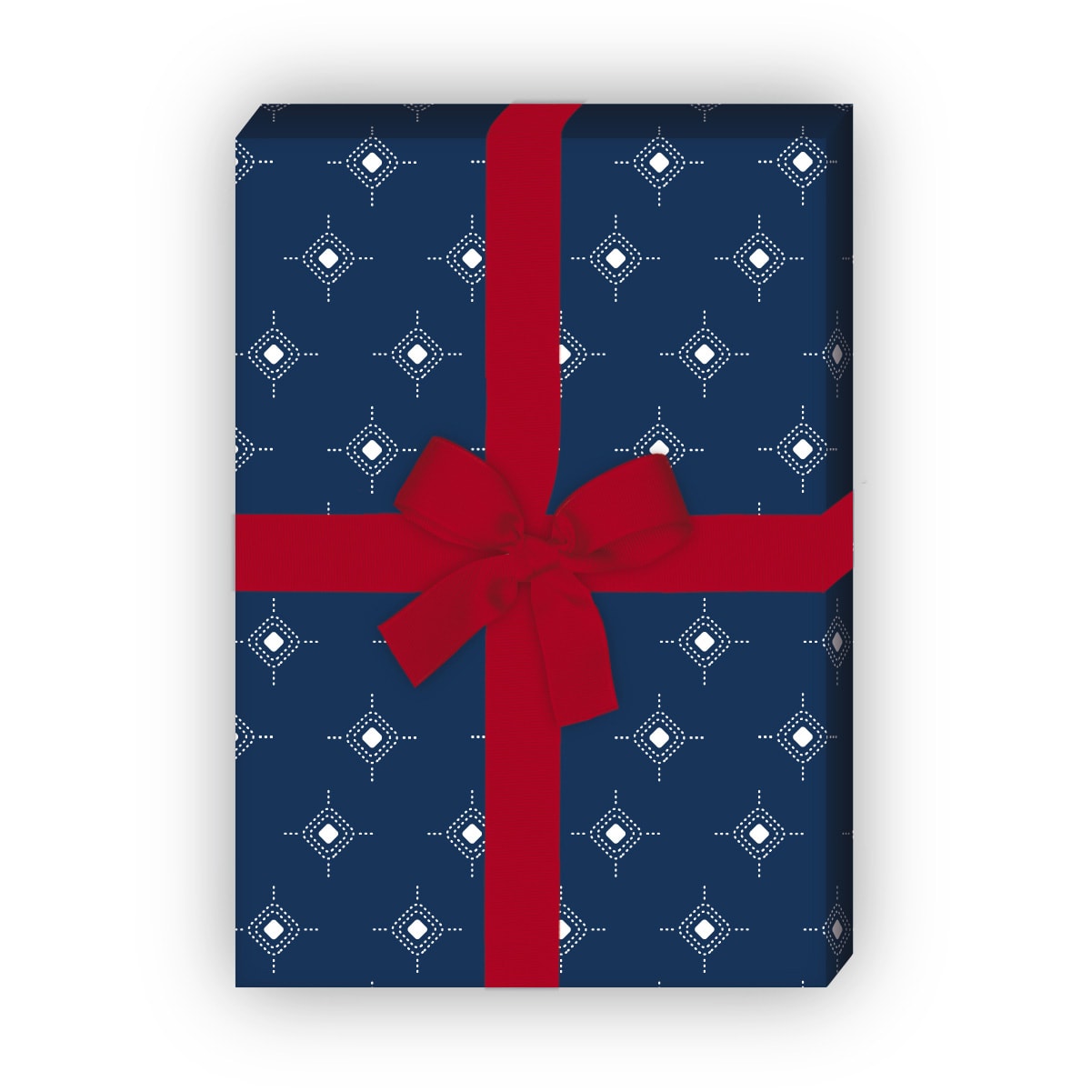 Kartenkaufrausch: Indigo Geschenkpapier mit kleinem aus unserer Designer Papeterie in dunkel blau