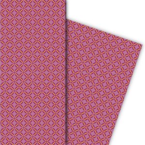 Kartenkaufrausch: 20er Jahre Muster Geschenkpapier aus unserer 20er Papeterie in rosa