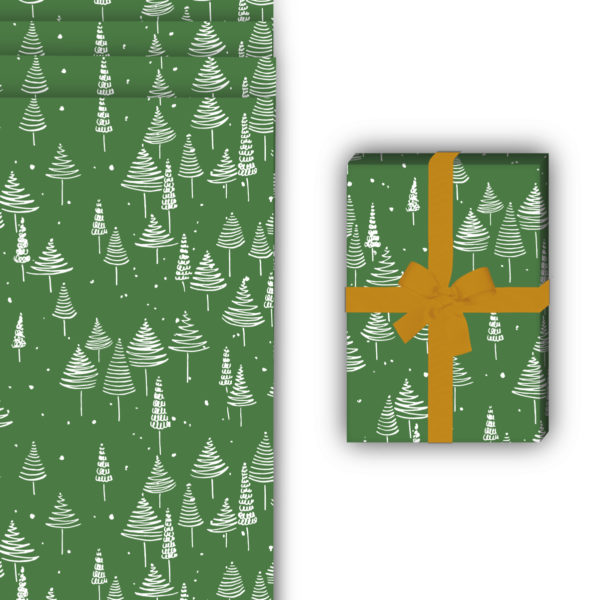 Weihnachts Geschenkverpackung:  von Kartenkaufrausch in grün