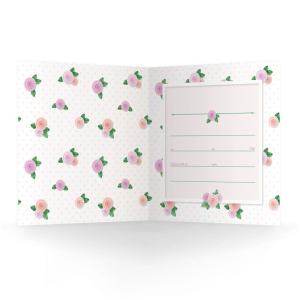 Für Familie, Freunde und Firma: Schöne rosa Einladungskarte in rosa aus unserer Einladung Papeterie