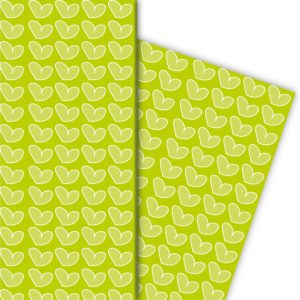 Kartenkaufrausch: Designer Geschenkpapier mit vielen aus unserer Liebes Papeterie in grün