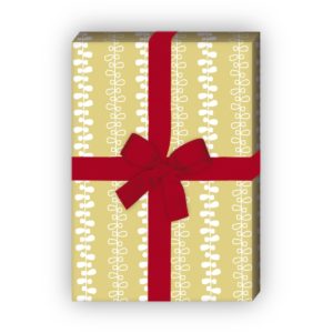 Kartenkaufrausch: Modernes Streifen Geschenkpapier mit aus unserer Designer Papeterie in beige