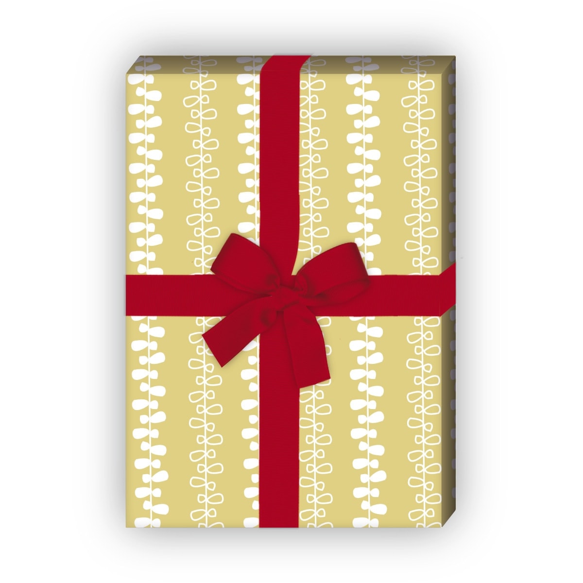 Kartenkaufrausch: Modernes Streifen Geschenkpapier mit aus unserer Designer Papeterie in beige
