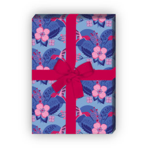 Kartenkaufrausch: Schönes Blumen Geschenkpapier mit aus unserer florale Papeterie in multicolor