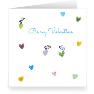 Kartenkaufrausch: Romantische große Valentinskarte aus unserer Liebes Papeterie in weiß
