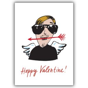 Coole Valentins Karte: Happy Valentine!